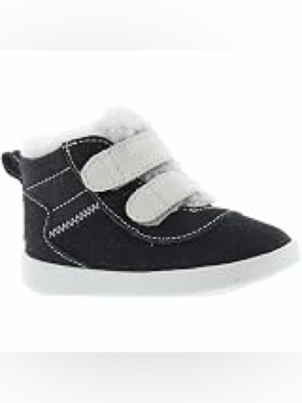 Ugg Infant Pritchard Sherpa Boot Sneaker in Black / Grey